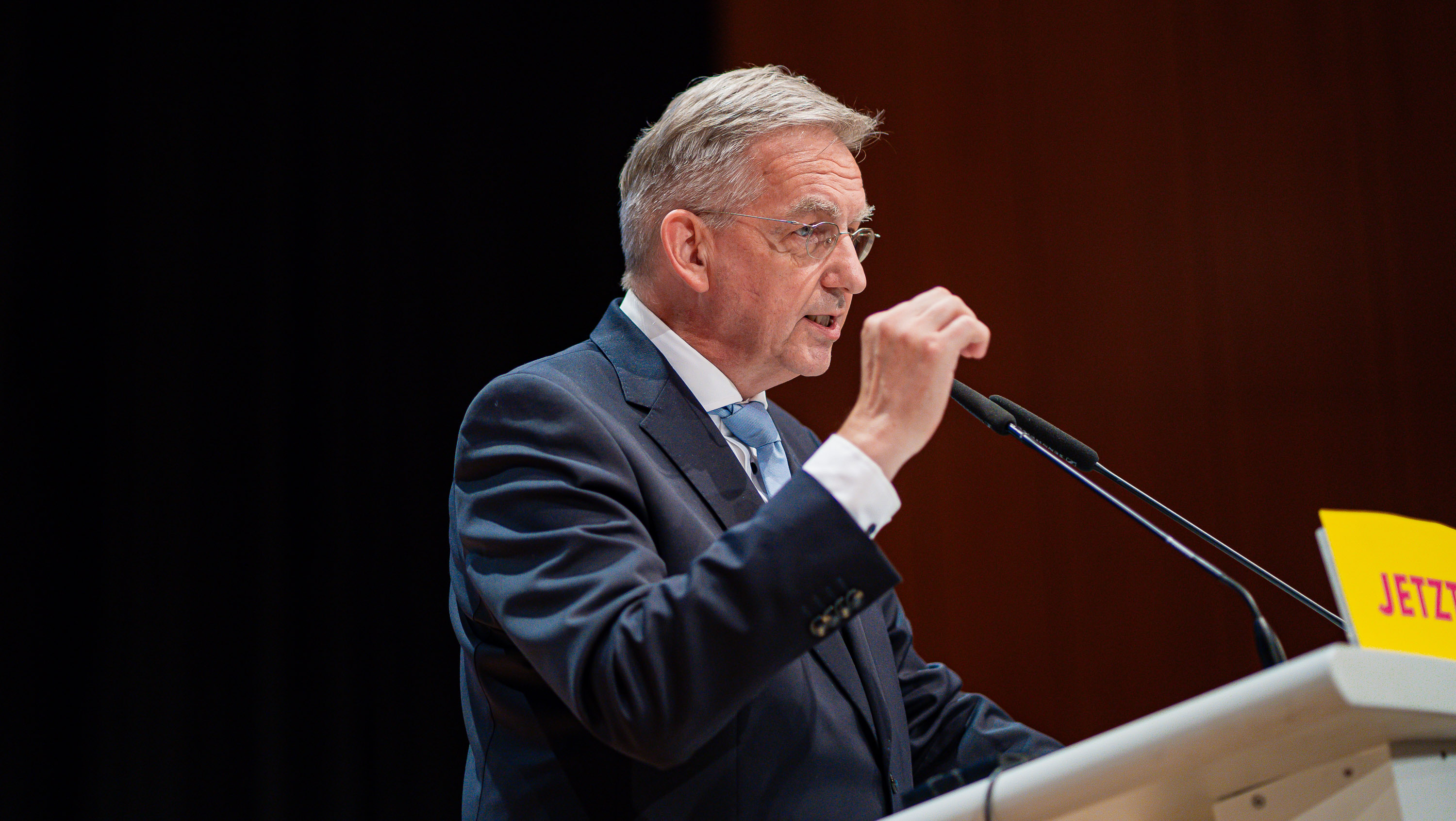 Wolfgang Vogt Rede auf der LVV (Bild Christopher Altenhof)